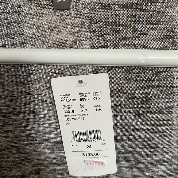 NEW grey/silver dress with 3/4 sleeve jacket. - Picture 5 of 7